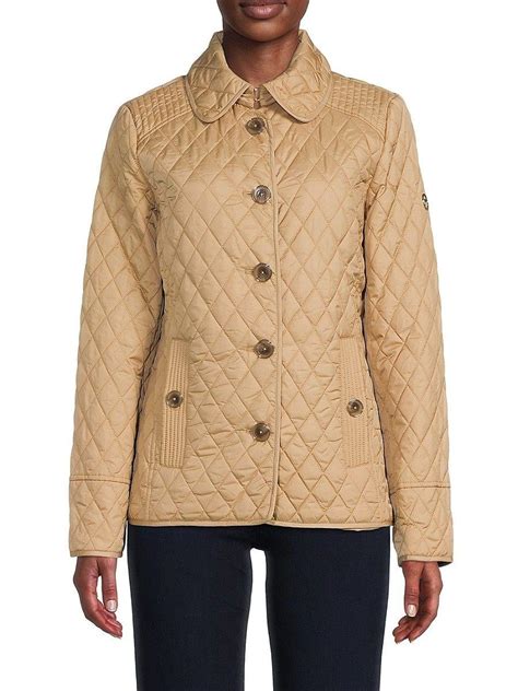 michael kors jacket quilt knit